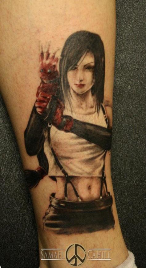 Final Fantasy tattoo by Samael Cahill