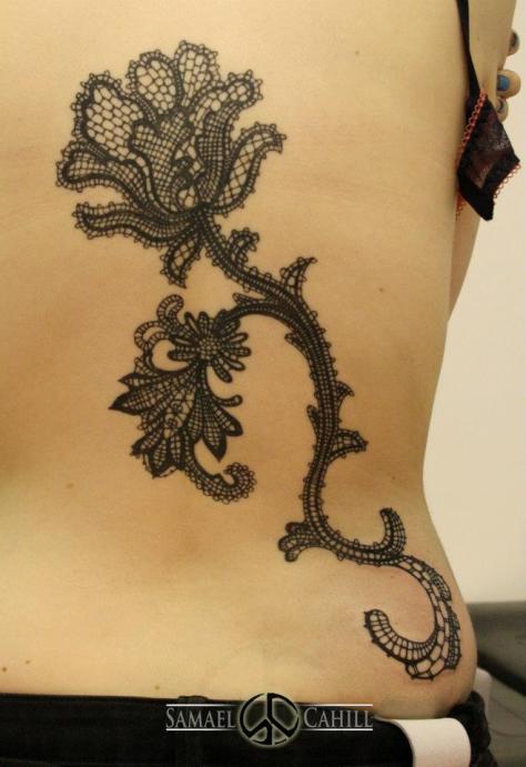 Lacework tattoo